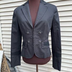 LOFT Black Utility Blazer Jacket